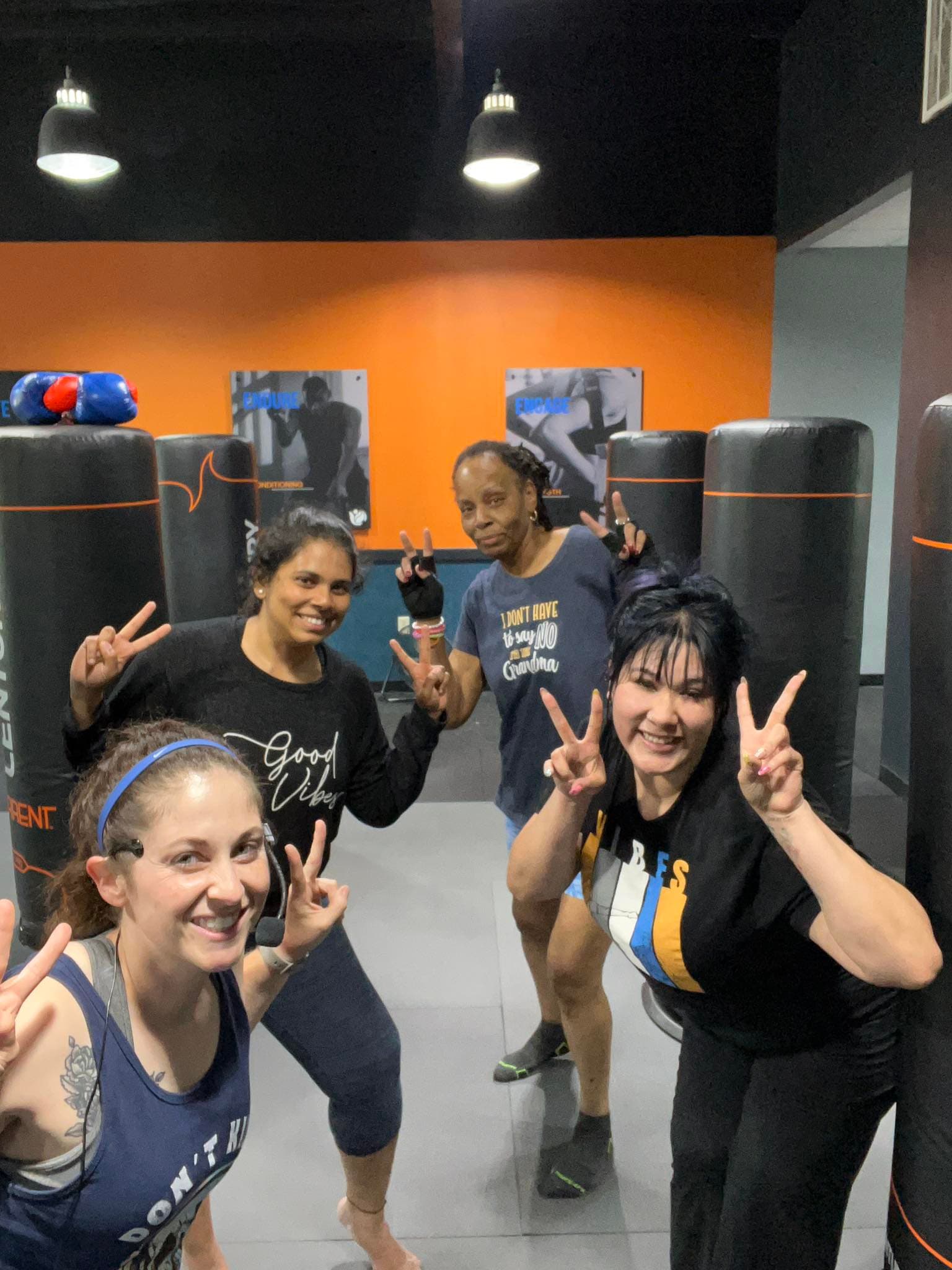 Vibes Lifestyle members after a group class