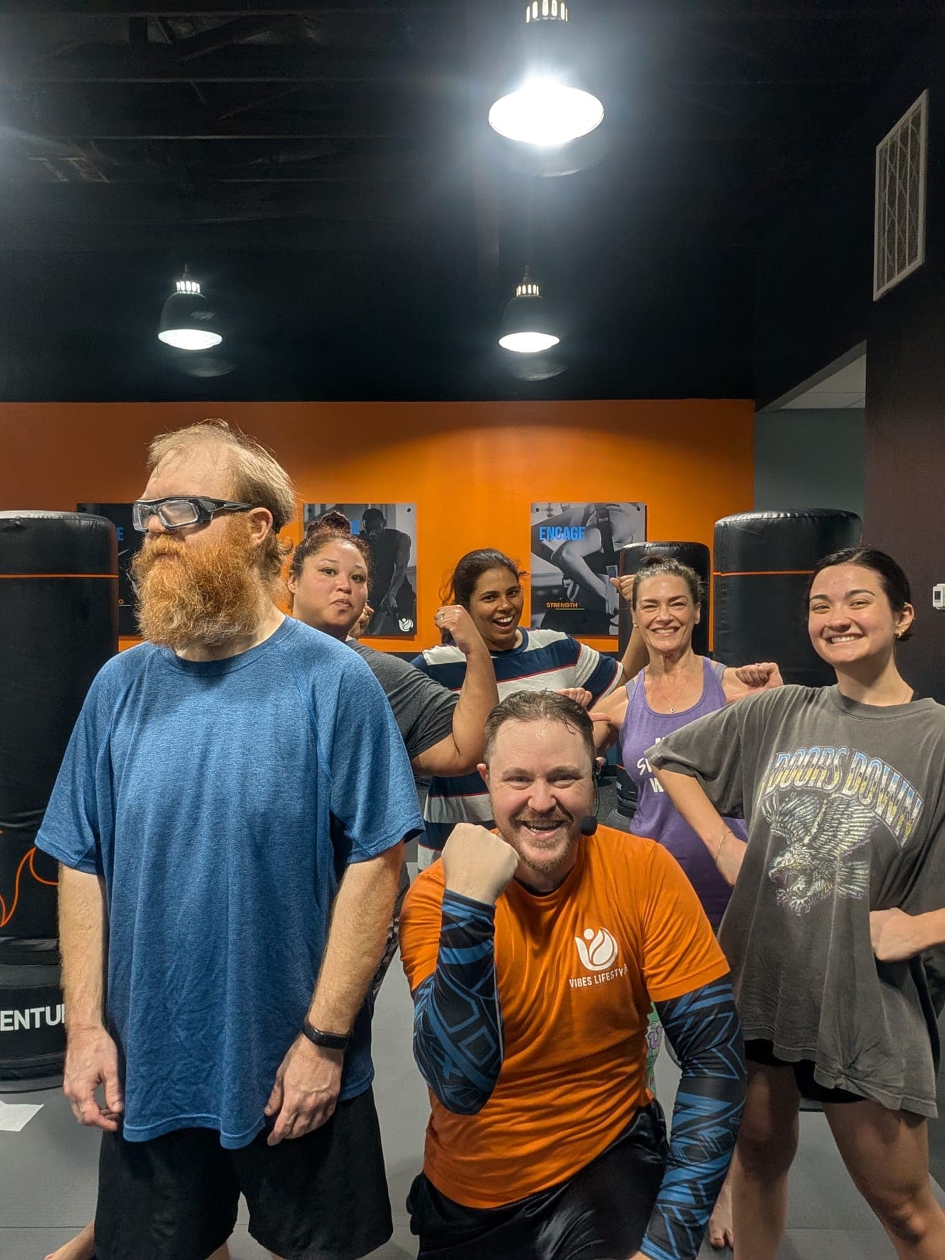 Vibes Lifestyle members after a group class