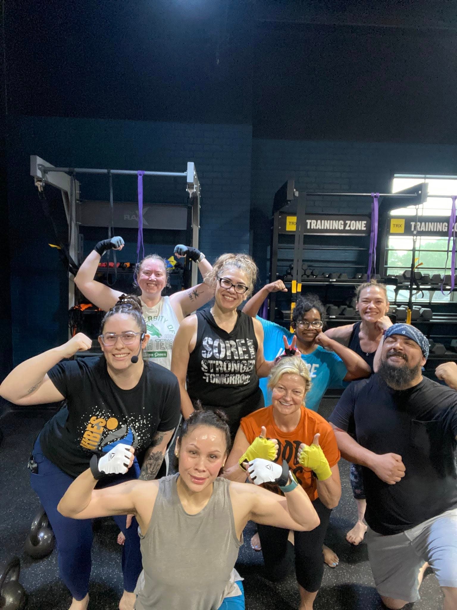 Vibes Lifestyle members after a group class