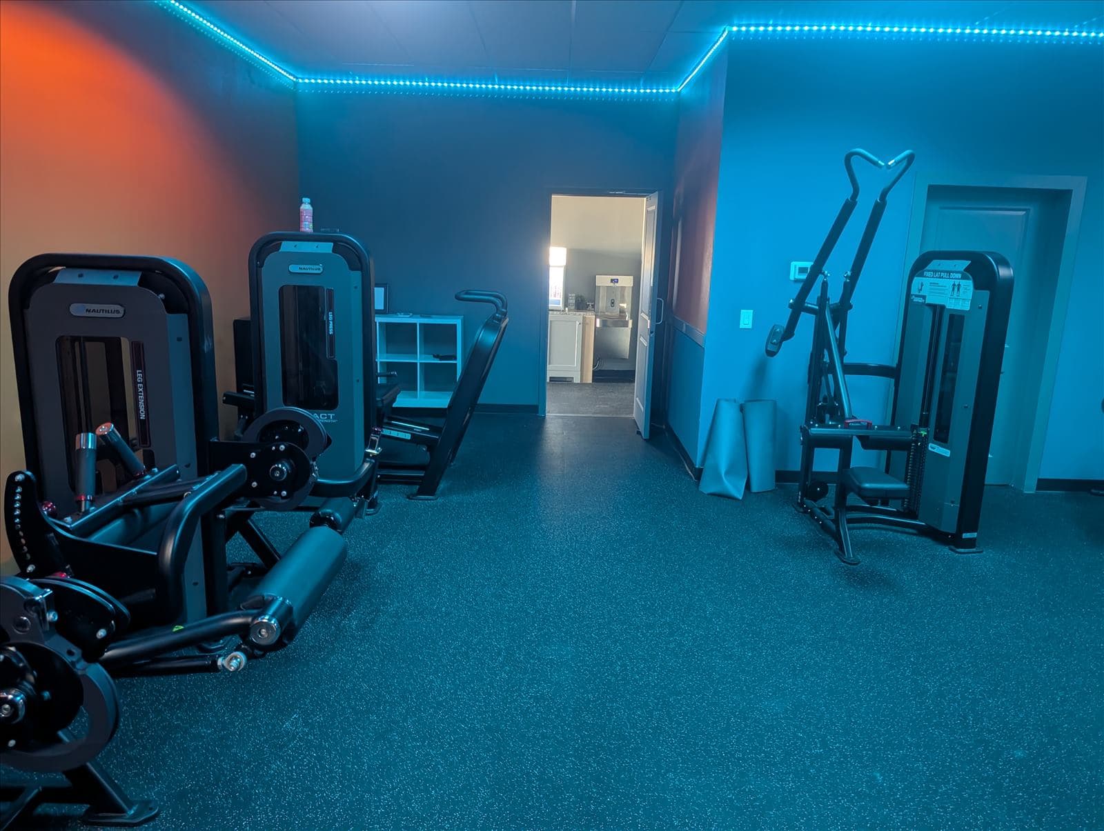 The weight room at Vibes Lifestyle, where Ascension small-group strength sessions happen